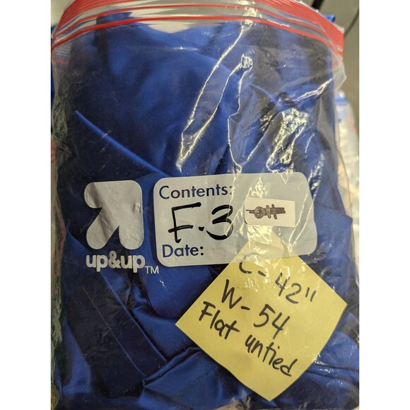 Blue Silky Kimono Robe With Red & Yellow Embroidered Rose Design - Picture 11 of 11